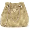 Image de Sac de soirée - GUESS - Zalina Mini Pouch - Beige - Doré - 14x15x10 cm