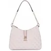 Image de GUESS Sac à épaule vieux rose blanc pour femme - Zamira Hobo Shoulder Bag Orchid Logo 300373