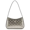 Image de GUESS Sac à épaule argenté pour femme - Arnela Top Zip Shoulder Bag Pewter Logo 304280