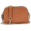 Image de GUESS Sac à épaule bandoulière brun clair pour femme - Noelle II Crossbody Camera Bag Light Cognac 310937