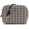 Image de GUESS Sac à épaule bandoulière noir beige pour femme - Mirema Camera Crossbody Bag Black Multi 311255