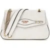Image de GUESS Sac à épaule crème vieux rose pour femme - Katya Convertible Xbody Flap Bag White Logo 311235