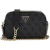 Image de GUESS Sac à épaule bandoulière gris foncé noir pour femme - Noelle II Crossbody Camera Bag Coal Logo 309922