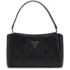 Image de GUESS Sac à épaule bandoulière noir pour femme - Tisha Crossbody Bag Black Logo 324995