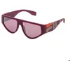 Image de Lunettes de soleil - Fila - SF936457L62X - Couleur rouge/gris - Protection UV 4 - Mixte