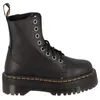 Image de Boots Montantes - Jadon - Noir - Cuir - Haute - Plateau - Mixte