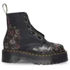 Image de Bottes pour Femme - DR. MARTENS - Sinclair Decayed Roses - Cuir - Lacets - Haute