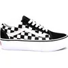 Image de Basket - Vans - OLD SKOOL PLATFORM - Cuir - Noir - Plateau