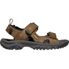 Image de Sandales KEEN Targhee III Ope en cuir marron pour homme - Boucle de serrage - Basse