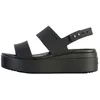 Image de Sandales à bride Crocs Brooklyn low wedge - Noir