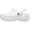 Image de Sandales à Enfiler Crocs Classic Platform Clog - Blanc