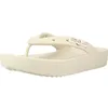 Image de Tongs Femme - Crocs 123152 - Beige - Semelle en Gomme - Fabriqué en Chine