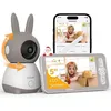 Image de ieGeek Top 2K/5 HD écran Babyphone Caméra Bebe Baby Phone Vidéo connecté Smartphone Visiophone Bébé avec Vision Nocturne Audio