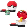 Image de Jeu de société - Surprise Attack Game - Pikachu vs Bulbasaur - 2 Pokeballs - 6 disques dattaque