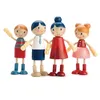 Image de Tender Leaf Toys famille de poupées de maison de poupée 4 pièces