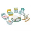 Image de Accessoires maison de poupées - TENDER LEAF TOYS - Chambre denfant - 14 pièces - Bleu - À partir de 3 ans