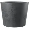 Image de DEROMA Pot de fleurs Vase Millennium R - 59 x h495 cm - Anthracite - A réserve deau - Roulettes