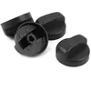 Image de Cuisine 44 mm de diametre en plastique Noir Bouton-interrupteur pour plaque de cuisson au gaz 4