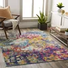 Image de LIVABLISS Tapis de Salon à Poils Courts Doux Abstrait Moderne AMAYA 160x215cm Multicolore/Jaune