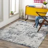 Image de LIVABLISS Tapis de Salon à Poils Courts Doux Abstrait Moderne SARAH 200x275cm Gris/Blanc