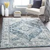 Image de LIVABLISS Tapis de Salon à Poils Courts Doux Vintage Oriental DALILA 160x220cm Bleu/Gris
