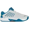 Image de Chaussures de tennis de tennis K-Swiss Hypercourt Express 2 - blanc brillant/bleu céleste/jaune - 425