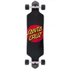 Image de Longboard Drop Through Santa Cruz Classic Dot Noir - 36 pouces - Skateboard