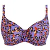 Image de Haut de maillot de bain femme Freya Santiago nights - leopard/violet