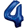 Image de Amscan ballon daluminium 66 x 88 cm numéro 4 bleu