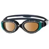Image de Lunettes de natation - Zoggs - Predator Flex Ultra - Polarisées - Noir/Vert - Ajustement personnalisé
