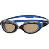 Image de Lunettes de natation polarisé Zoggs Predator Flex Ultra (R) - blue/grey/polarizedcopper/blue - TU