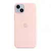 Image de Apple Coque en silicone avec MagSafe pour iPhone 14 Plus - Rose craie
