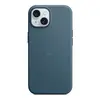 Image de Apple Coque en tissage fin avec MagSafe pour iPhone 15 Plus - Bleu Pacifique