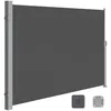 Image de Store latéral rétractable SONGMICS 200 x 300 cm - Gris Anthracite - Brise-vue protection vie privée