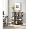 Image de Bibliothèque Style Industriel - VASAGLE - Meuble de Rangement 3 Niveaux - Marron Rustique - 100 x 30 x 103.1 cm