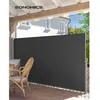 Image de Paravent extérieur rétractable - SONGMICS - GSA160TG - Gris Anthracite - 160 x 300 cm - 220 g/m²