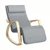 Image de Fauteuil Ã  bascule en bois de bouleau, Gris Clair en occasion ou reconditionné