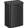 Image de Poubelle de Cuisine Automatique 50 L en Acier Filtres à Charbon Fermeture en Douceur Noir dEncre
