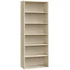 Image de VASAGLE Bibliothèque Étagère sur 6 Niveaux Meuble de Rangement Ouvert Étagère 24 x 60 x 1785 cm pour Salon Bureau Beige