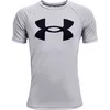 Image de Maillot garçon - Under Armour - Tech Big Logo - Manches courtes - Gris mod/noir - 100% polyester