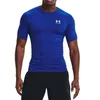 Image de Tee-shirt de sport - UNDER ARMOUR - HG Armour Comp SS - Bleu - Compression seconde peau - HeatGear respirant