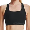 Image de Brassière femme - UNDER ARMOUR - Mid Crossback - Noir/gris anthracite - Maintien modéré - Respirante