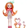Image de Poupée Enchantimals famille de flamants roses - ENCHANTIMALS - Modèle Florinda Flamant - Coffret 3 pièces