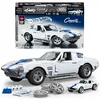 Image de Hot Wheels - Coffret de Construction Corvette Grand Sport - Avec 918 pièces - Mattel Brick Shop - JGR31