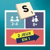 Image de Jeu de lettres - MATTEL GAMES - JGR63 - Scrabble Classique 2 en 1 - Lettres en bois - Mode coopératif