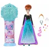 Image de Poupée Jewel Reveal Anna La Reine des Neiges accessoires avec 8 surprises 1 boîte à bijoux en forme de flocon de neige 1 bague p