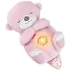 Image de Fisher-Price - Ma Loutre Câlins Bonne Nuit - Peluche et veilleuse - Rose - Fisher-Price - JLJ33