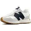 Image de Baskets - New Balance - 327 - Femme - Cuir - Lacets - Navet Blanc
