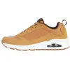Image de Baskets Uno - Stacre Homme - SKECHERS - Lacets - Synthétique - Marron