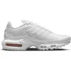 Image de Chaussures Femme NIKE Air Max Plus Blanc - Fermeture Lacets - Dessus Synthétique
